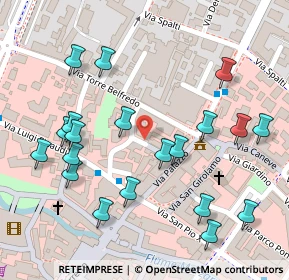 Mappa Calle del Gambero, 30125 Venezia VE, Italia (0.1415)