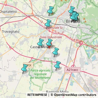 Mappa Flero, 25020 FLERO BS, Italia (4.85143)
