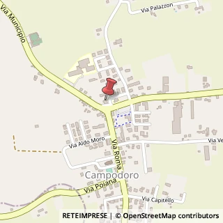 Mappa Via Municipio, 2, 35010 Campodoro, Padova (Veneto)