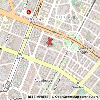 Mappa Via martignoni adele 25, 20124 Milano, Milano (Lombardia)