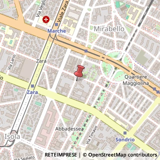 Mappa Via Adele Martignoni, 10, 20124 Milano, Milano (Lombardia)