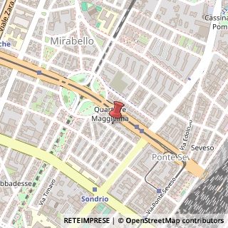 Mappa Via della Maggiolina, 24, 20125 Milano, Milano (Lombardia)