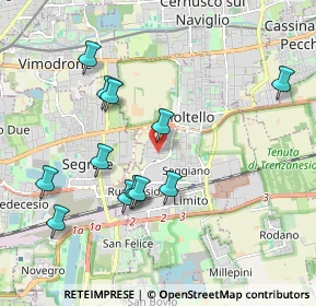 Mappa Via Gorizia, 20096 Pioltello MI, Italia (1.9625)