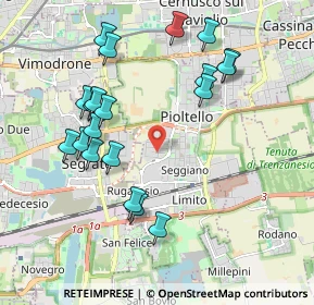 Mappa Via Gorizia, 20096 Pioltello MI, Italia (2.0455)
