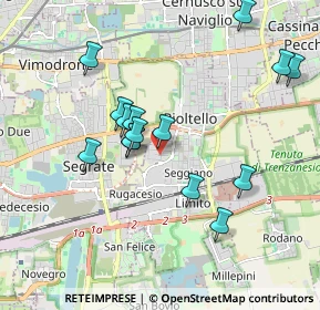 Mappa Via Gorizia, 20096 Pioltello MI, Italia (1.76933)