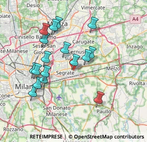 Mappa Via Gorizia, 20096 Pioltello MI, Italia (7.18471)