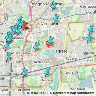 Mappa Via Leonardo da Vinci, 20090 Segrate MI, Italia (3.0595)