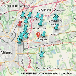 Mappa Via Leonardo da Vinci, 20090 Segrate MI, Italia (4.0795)