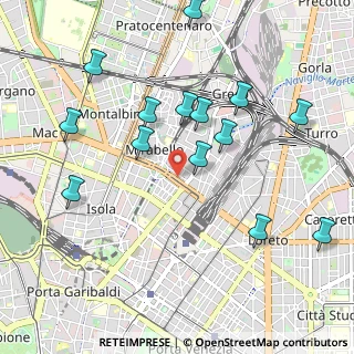 Mappa Via Stresa, 20125 Milano MI, Italia (1.08071)