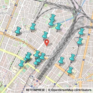 Mappa Via Edolo, 20125 Milano MI, Italia (0.573)