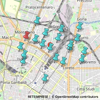 Mappa Via Edolo, 20125 Milano MI, Italia (0.967)
