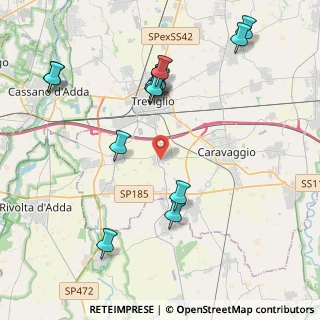 Mappa Via Gioacchino Rossini, 24040 Calvenzano BG, Italia (4.53571)