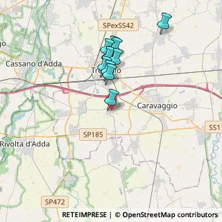 Mappa Via Gioacchino Rossini, 24040 Calvenzano BG, Italia (3.25818)