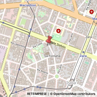Mappa Via Genova Thaon di Revel, 21, 20159 Milano, Milano (Lombardia)