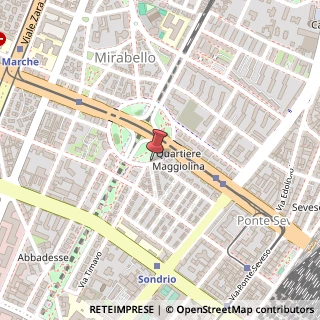 Mappa Piazza Carbonari, 6, 20125 Milano, Milano (Lombardia)