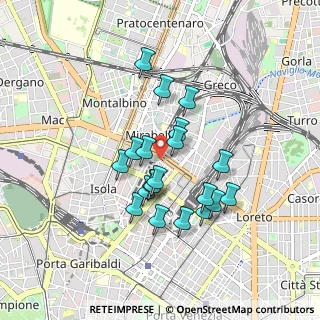 Mappa Via della Maggiolina, 20124 Milano MI, Italia (0.729)
