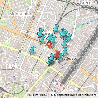 Mappa Via della Maggiolina, 20124 Milano MI, Italia (0.3195)