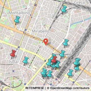 Mappa Via della Maggiolina, 20124 Milano MI, Italia (0.6945)