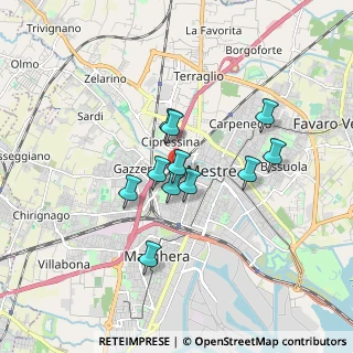 Mappa Via Giuseppe Tartini, 30171 Venezia VE, Italia (1.29273)