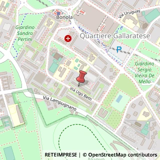 Mappa Via Ugo Betti, 40/A, 20151 Milano, Milano (Lombardia)