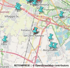 Mappa 25010 San Zeno Naviglio BS, Italia (2.857)