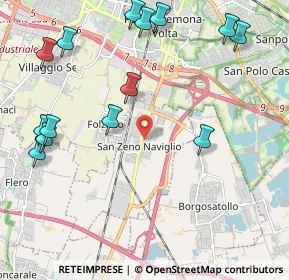 Mappa 25010 San Zeno Naviglio BS, Italia (2.61857)