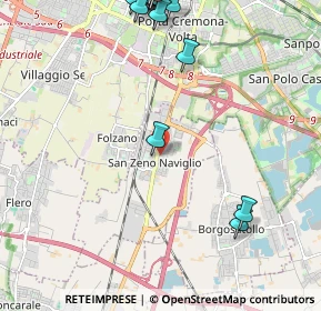 Mappa 25010 San Zeno Naviglio BS, Italia (3.1355)