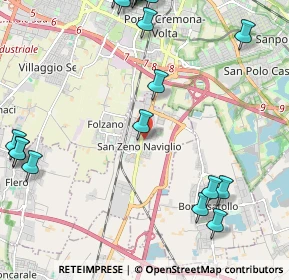 Mappa 25010 San Zeno Naviglio BS, Italia (3.0435)