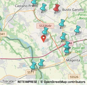 Mappa Strada Comunale Bernate Cuggiono, 20012 Cuggiono MI, Italia (4.54545)