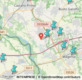 Mappa Strada Comunale Bernate Cuggiono, 20012 Cuggiono MI, Italia (6.50417)
