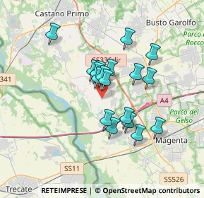 Mappa Strada Comunale Bernate Cuggiono, 20012 Cuggiono MI, Italia (2.72222)