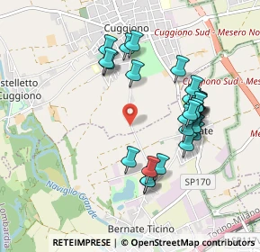 Mappa Strada Comunale Bernate Cuggiono, 20012 Cuggiono MI, Italia (0.88519)