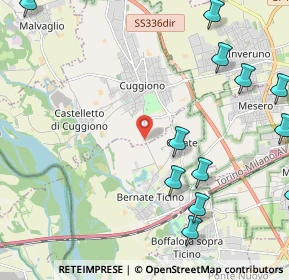 Mappa Strada Comunale Bernate Cuggiono, 20012 Cuggiono MI, Italia (3.04385)