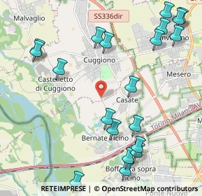 Mappa Strada Comunale Bernate Cuggiono, 20012 Cuggiono MI, Italia (2.663)