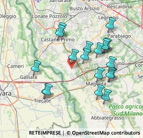 Mappa Strada Comunale Bernate Cuggiono, 20012 Cuggiono MI, Italia (7.27158)