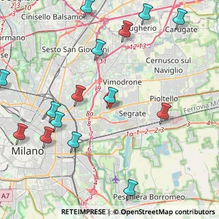 Mappa Fashion City Outlet, 20128 Segrate MI, Italia (5.52267)