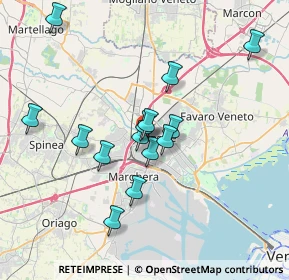 Mappa Via Col dell'Orso, 30171 Venezia VE, Italia (3.20214)