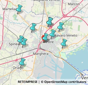 Mappa Via Col dell'Orso, 30171 Venezia VE, Italia (3.41182)