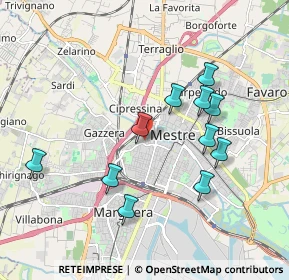 Mappa Via Col dell'Orso, 30171 Venezia VE, Italia (1.79909)
