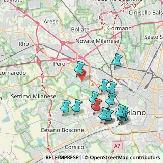 Mappa Via Virgilio Brocchi, 20151 Milano MI, Italia (4.23875)
