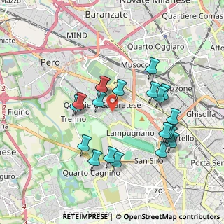 Mappa Via Virgilio Brocchi, 20151 Milano MI, Italia (1.8025)