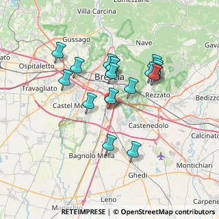 Mappa Via Giuseppe Mazzini, 25010 San Zeno Naviglio BS, Italia (6.43333)