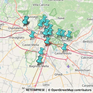 Mappa Via Giuseppe Mazzini, 25010 San Zeno Naviglio BS, Italia (6.6965)