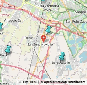 Mappa Via Giuseppe Mazzini, 25010 San Zeno Naviglio BS, Italia (4.049)