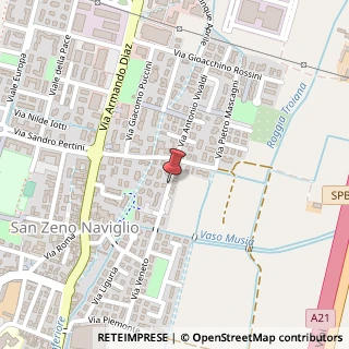 Mappa Via Giuseppe Mazzini, 6, 25010 San Zeno Naviglio, Brescia (Lombardia)