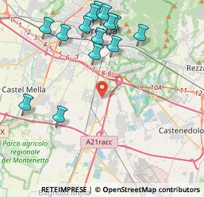 Mappa Via Giuseppe Mazzini, 25010 San Zeno Naviglio BS, Italia (4.80714)