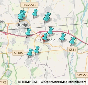 Mappa Via IV Novembre, 24043 Caravaggio BG, Italia (3.66154)