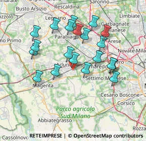 Mappa Via Gioacchino Rossini, 20018 Sedriano MI, Italia (6.9515)