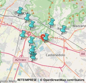 Mappa 25129 Bettole BS, Italia (3.46364)