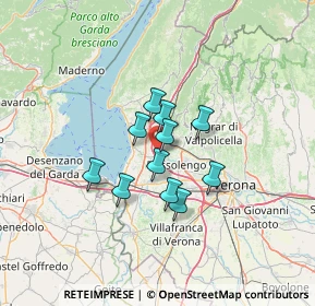 Mappa 37010 Pastrengo VR, Italia (8.82455)